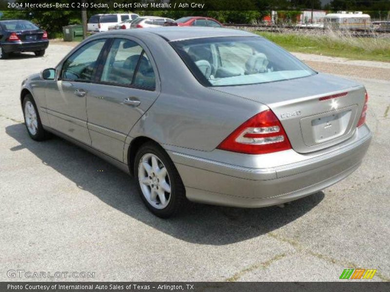 Desert Silver Metallic / Ash Grey 2004 Mercedes-Benz C 240 Sedan