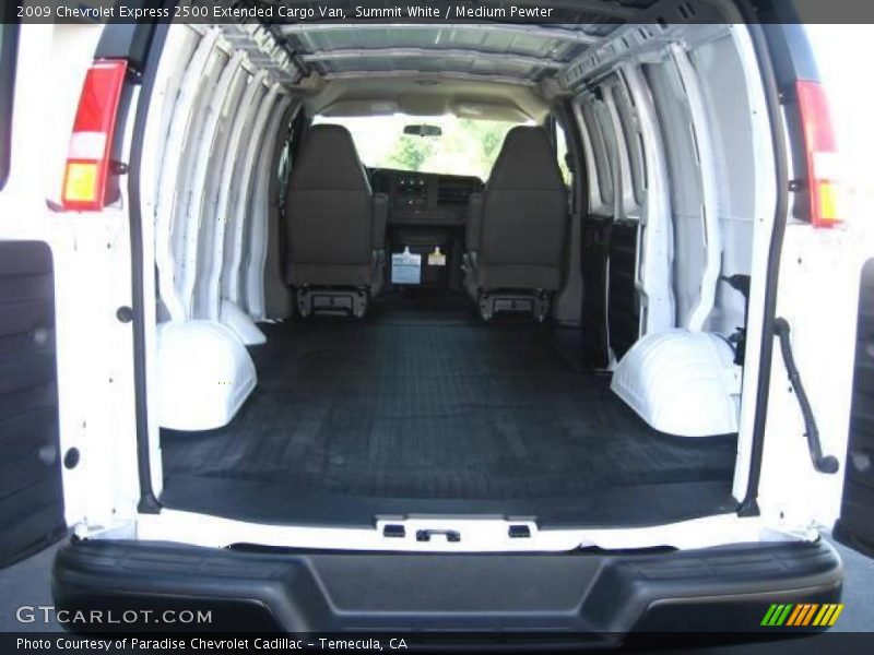 Summit White / Medium Pewter 2009 Chevrolet Express 2500 Extended Cargo Van