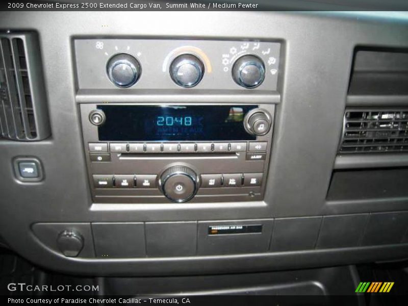 Summit White / Medium Pewter 2009 Chevrolet Express 2500 Extended Cargo Van