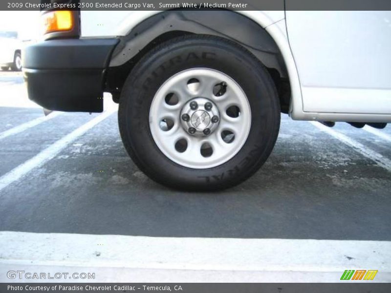 Summit White / Medium Pewter 2009 Chevrolet Express 2500 Extended Cargo Van