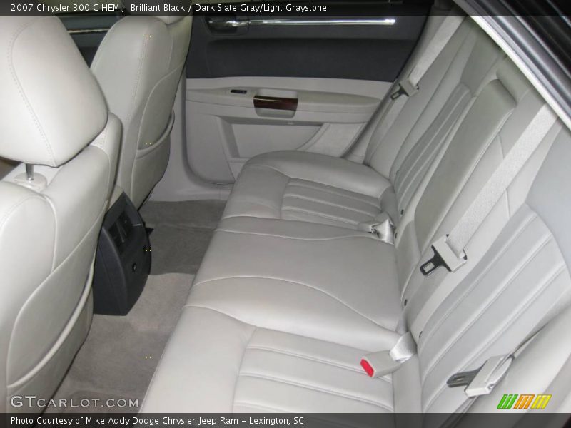 Brilliant Black / Dark Slate Gray/Light Graystone 2007 Chrysler 300 C HEMI