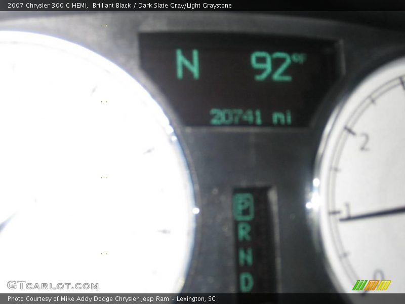 Brilliant Black / Dark Slate Gray/Light Graystone 2007 Chrysler 300 C HEMI