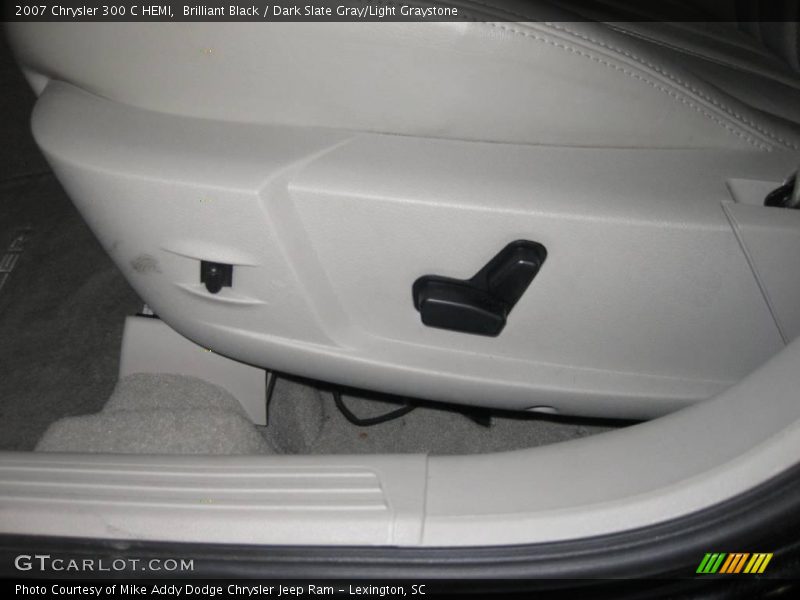 Brilliant Black / Dark Slate Gray/Light Graystone 2007 Chrysler 300 C HEMI