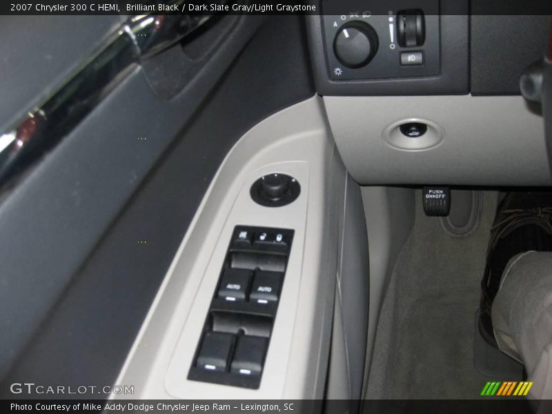 Brilliant Black / Dark Slate Gray/Light Graystone 2007 Chrysler 300 C HEMI