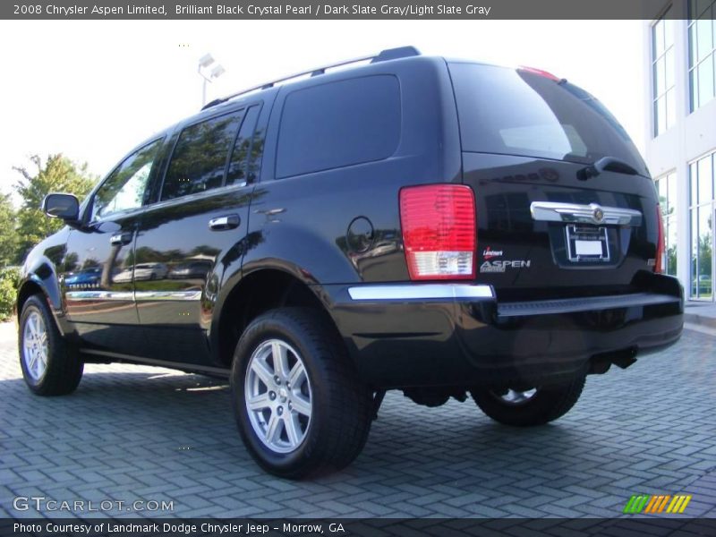 Brilliant Black Crystal Pearl / Dark Slate Gray/Light Slate Gray 2008 Chrysler Aspen Limited