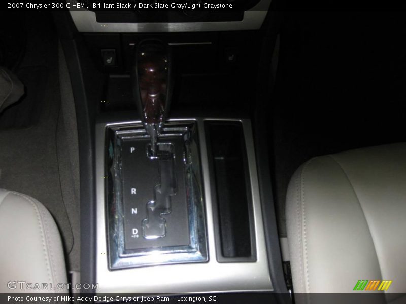 Brilliant Black / Dark Slate Gray/Light Graystone 2007 Chrysler 300 C HEMI