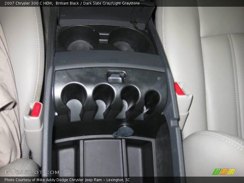 Brilliant Black / Dark Slate Gray/Light Graystone 2007 Chrysler 300 C HEMI