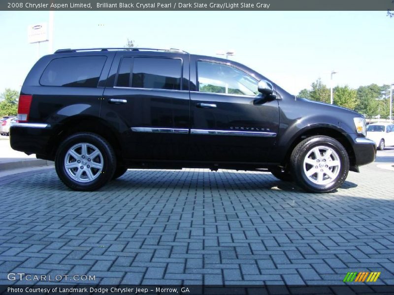 Brilliant Black Crystal Pearl / Dark Slate Gray/Light Slate Gray 2008 Chrysler Aspen Limited