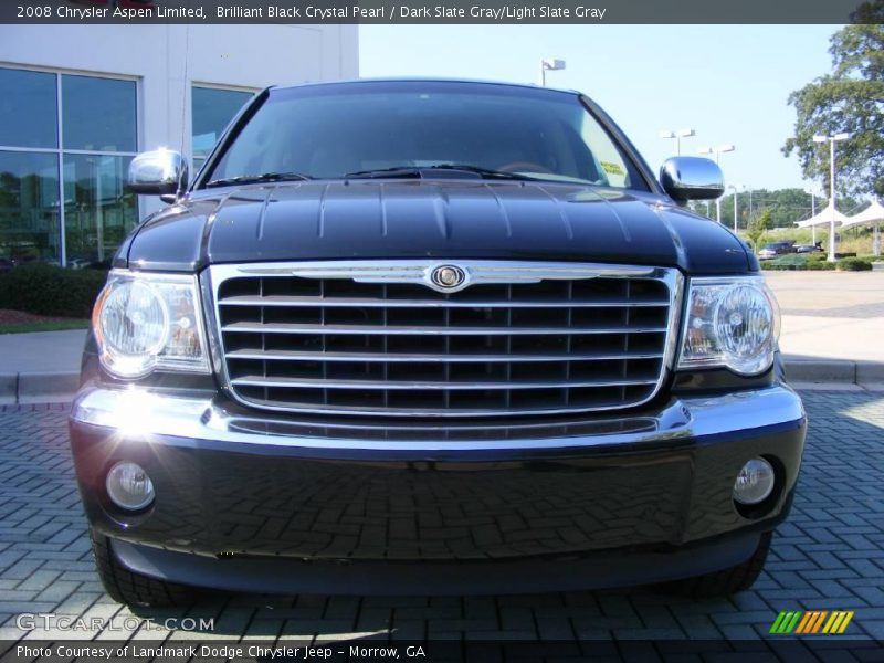 Brilliant Black Crystal Pearl / Dark Slate Gray/Light Slate Gray 2008 Chrysler Aspen Limited