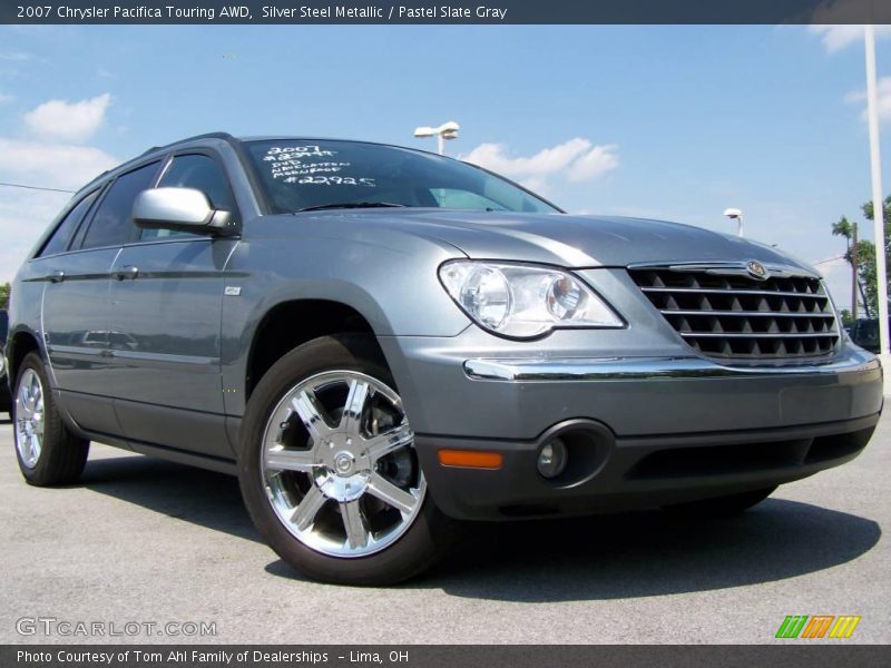 Silver Steel Metallic / Pastel Slate Gray 2007 Chrysler Pacifica Touring AWD