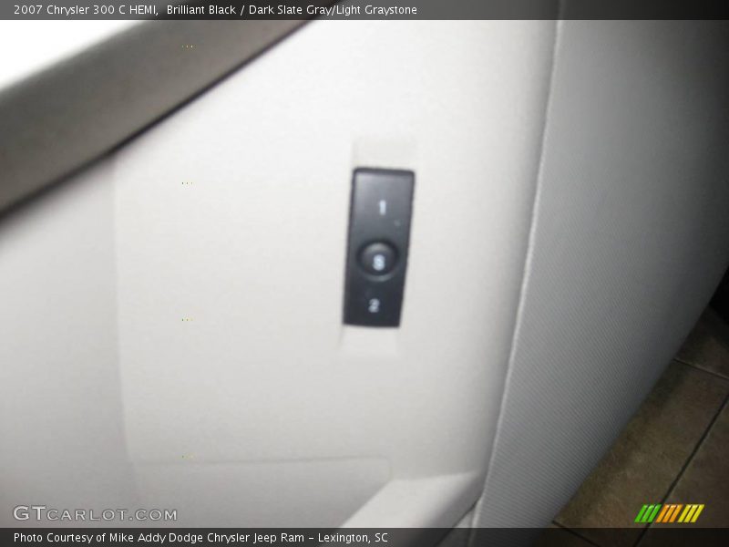 Brilliant Black / Dark Slate Gray/Light Graystone 2007 Chrysler 300 C HEMI