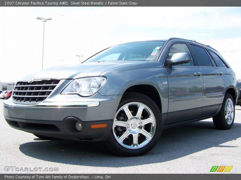 Silver Steel Metallic / Pastel Slate Gray 2007 Chrysler Pacifica Touring AWD