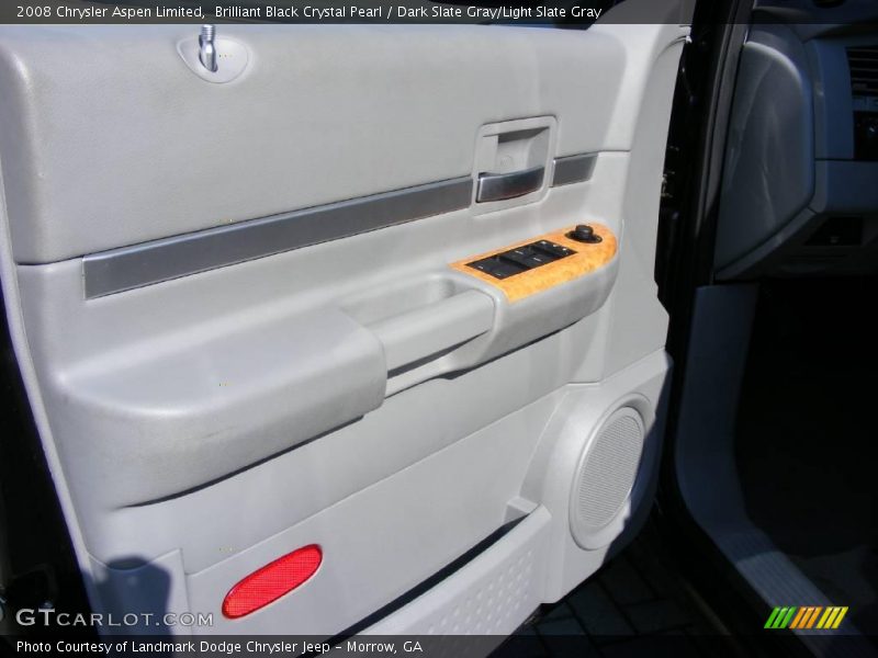 Brilliant Black Crystal Pearl / Dark Slate Gray/Light Slate Gray 2008 Chrysler Aspen Limited