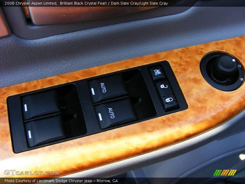 Brilliant Black Crystal Pearl / Dark Slate Gray/Light Slate Gray 2008 Chrysler Aspen Limited