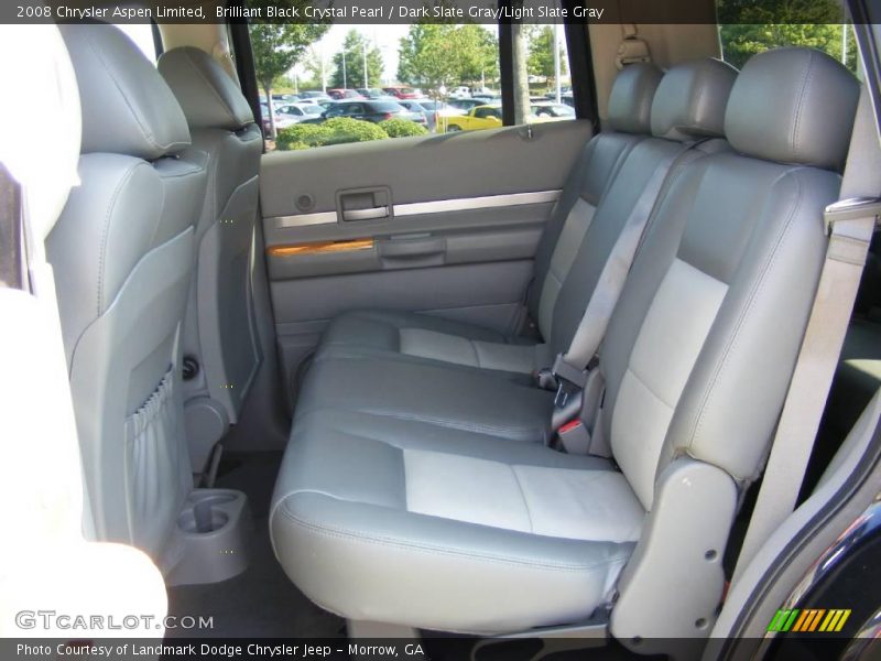 Brilliant Black Crystal Pearl / Dark Slate Gray/Light Slate Gray 2008 Chrysler Aspen Limited