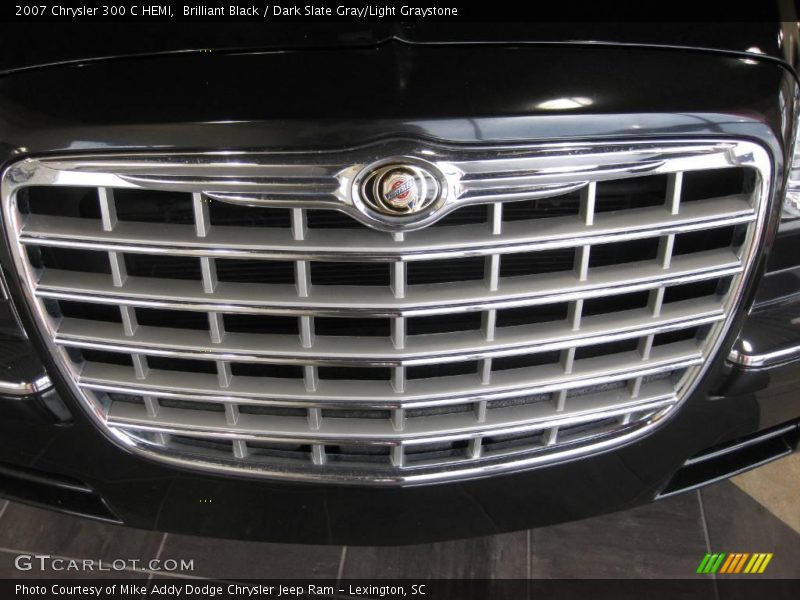 Brilliant Black / Dark Slate Gray/Light Graystone 2007 Chrysler 300 C HEMI