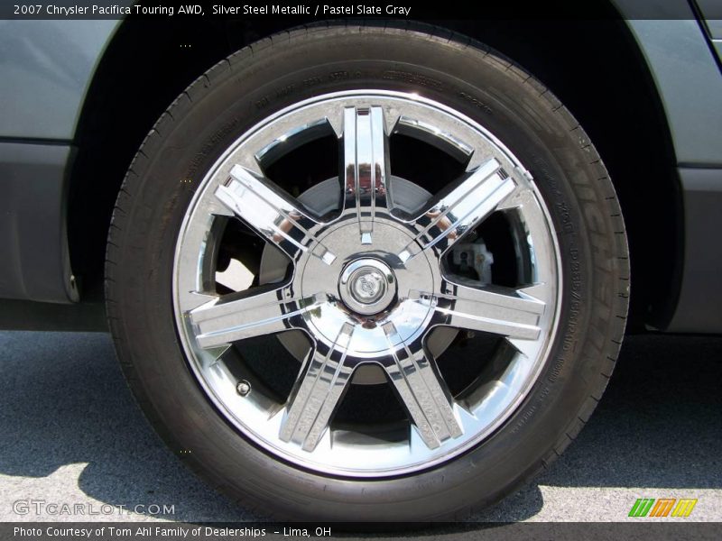 Silver Steel Metallic / Pastel Slate Gray 2007 Chrysler Pacifica Touring AWD