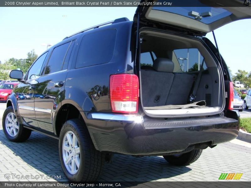Brilliant Black Crystal Pearl / Dark Slate Gray/Light Slate Gray 2008 Chrysler Aspen Limited