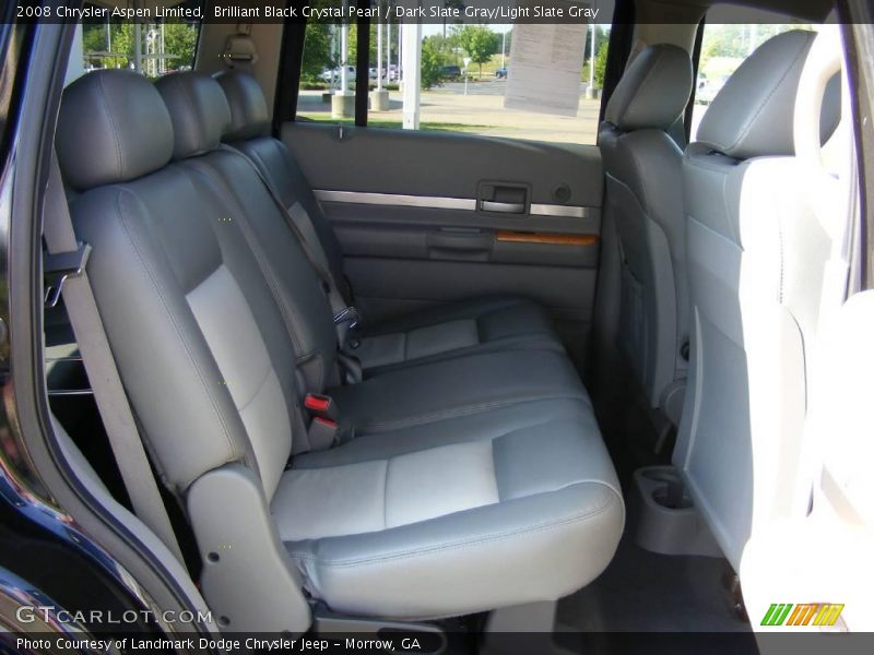 Brilliant Black Crystal Pearl / Dark Slate Gray/Light Slate Gray 2008 Chrysler Aspen Limited