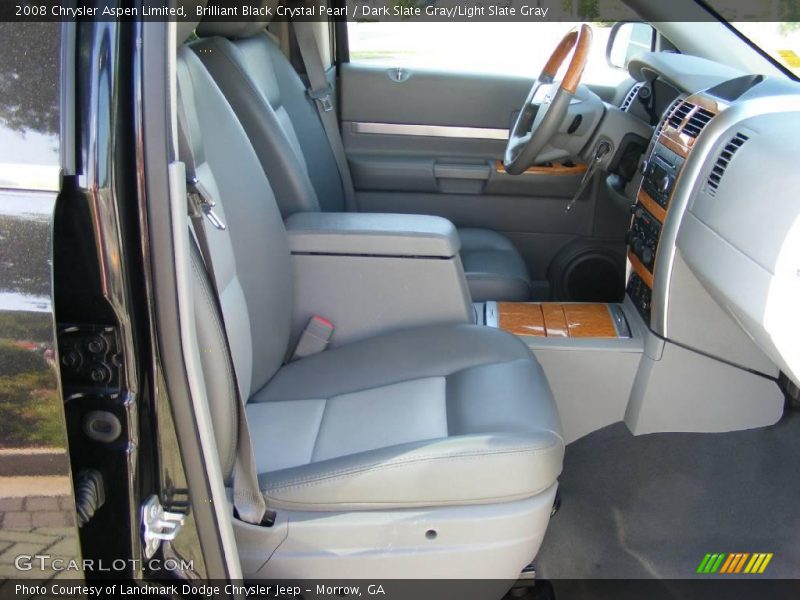 Brilliant Black Crystal Pearl / Dark Slate Gray/Light Slate Gray 2008 Chrysler Aspen Limited