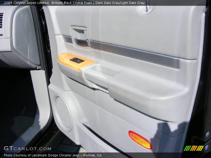 Brilliant Black Crystal Pearl / Dark Slate Gray/Light Slate Gray 2008 Chrysler Aspen Limited