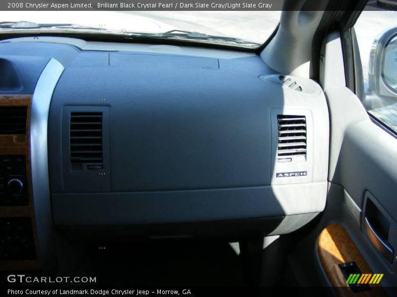Brilliant Black Crystal Pearl / Dark Slate Gray/Light Slate Gray 2008 Chrysler Aspen Limited