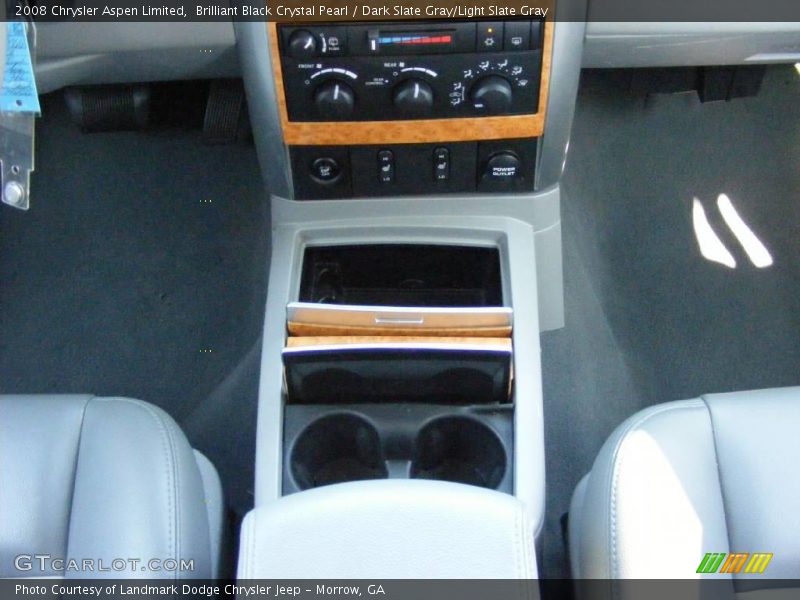 Brilliant Black Crystal Pearl / Dark Slate Gray/Light Slate Gray 2008 Chrysler Aspen Limited