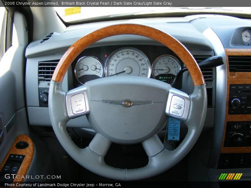 Brilliant Black Crystal Pearl / Dark Slate Gray/Light Slate Gray 2008 Chrysler Aspen Limited