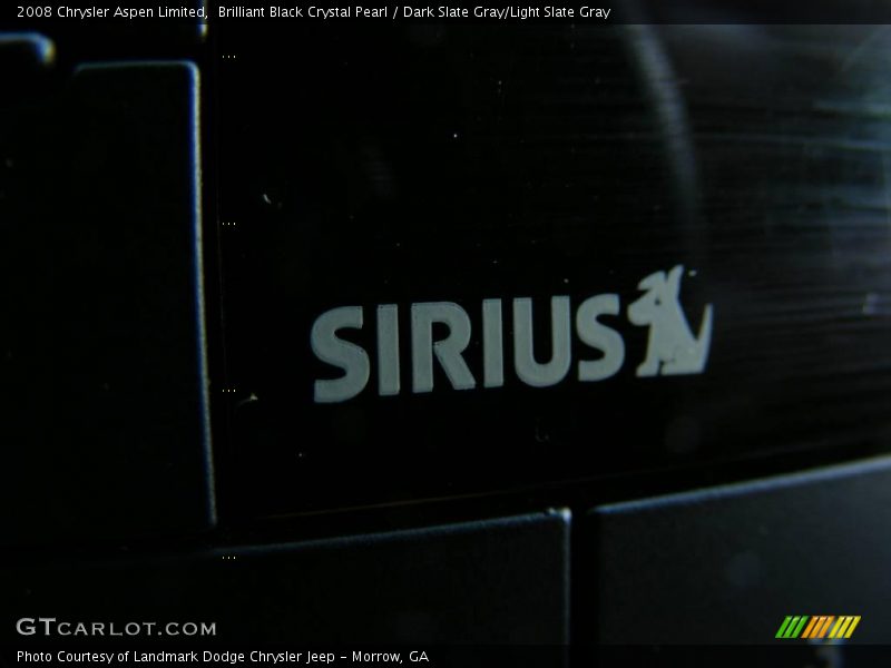Brilliant Black Crystal Pearl / Dark Slate Gray/Light Slate Gray 2008 Chrysler Aspen Limited