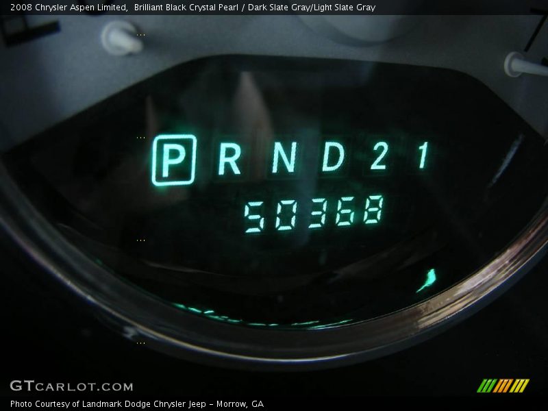 Brilliant Black Crystal Pearl / Dark Slate Gray/Light Slate Gray 2008 Chrysler Aspen Limited