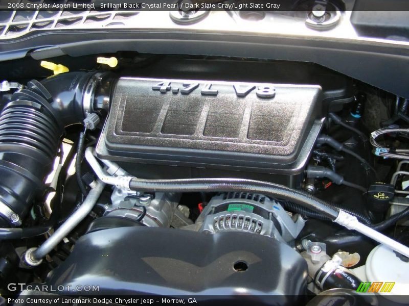 Brilliant Black Crystal Pearl / Dark Slate Gray/Light Slate Gray 2008 Chrysler Aspen Limited