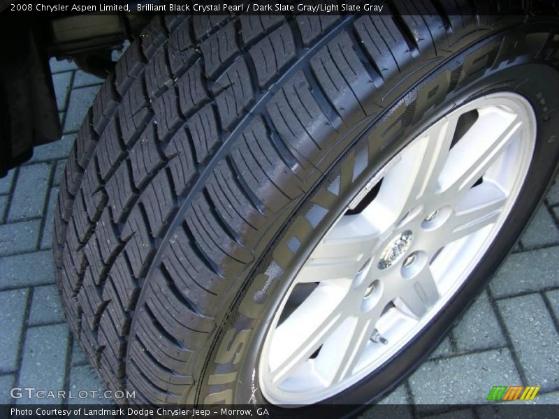 Brilliant Black Crystal Pearl / Dark Slate Gray/Light Slate Gray 2008 Chrysler Aspen Limited