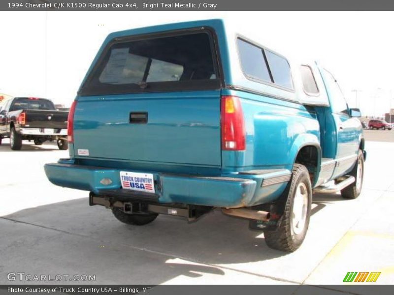 Bright Teal Metallic / Gray 1994 Chevrolet C/K K1500 Regular Cab 4x4