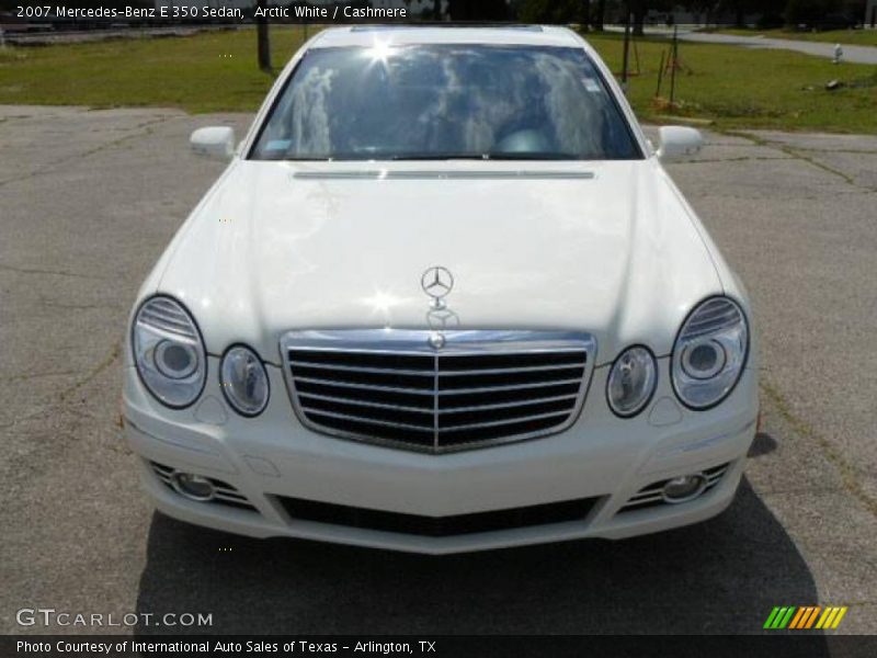 Arctic White / Cashmere 2007 Mercedes-Benz E 350 Sedan