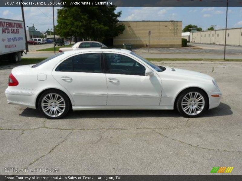 Arctic White / Cashmere 2007 Mercedes-Benz E 350 Sedan
