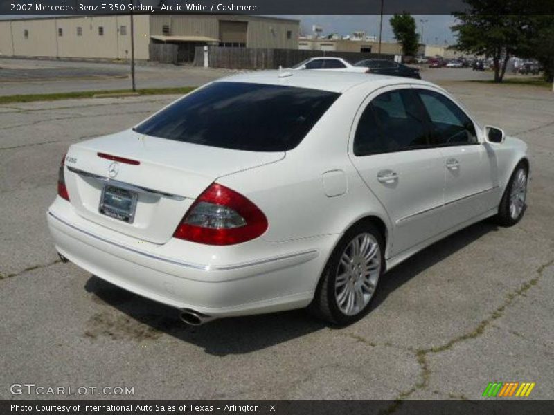 Arctic White / Cashmere 2007 Mercedes-Benz E 350 Sedan