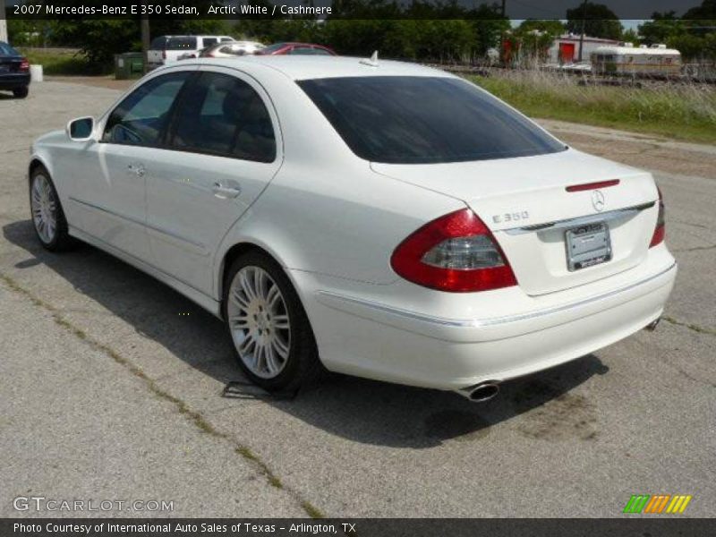 Arctic White / Cashmere 2007 Mercedes-Benz E 350 Sedan