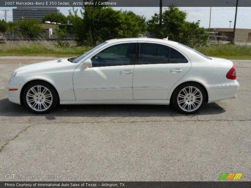 Arctic White / Cashmere 2007 Mercedes-Benz E 350 Sedan