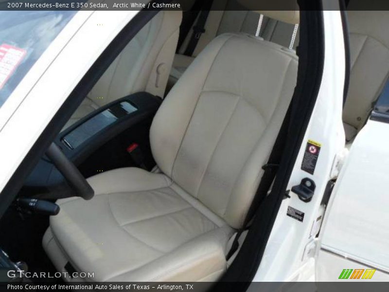 Arctic White / Cashmere 2007 Mercedes-Benz E 350 Sedan