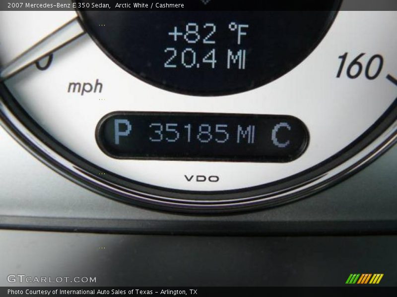 Arctic White / Cashmere 2007 Mercedes-Benz E 350 Sedan