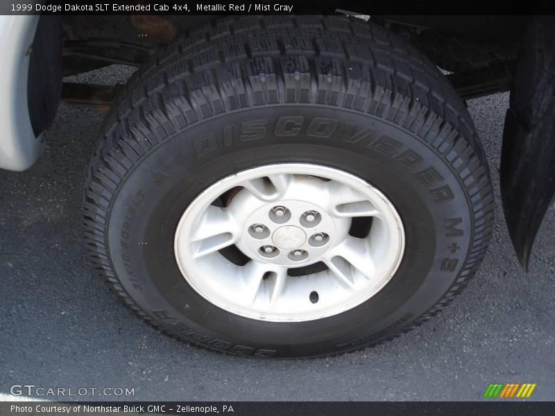 Metallic Red / Mist Gray 1999 Dodge Dakota SLT Extended Cab 4x4