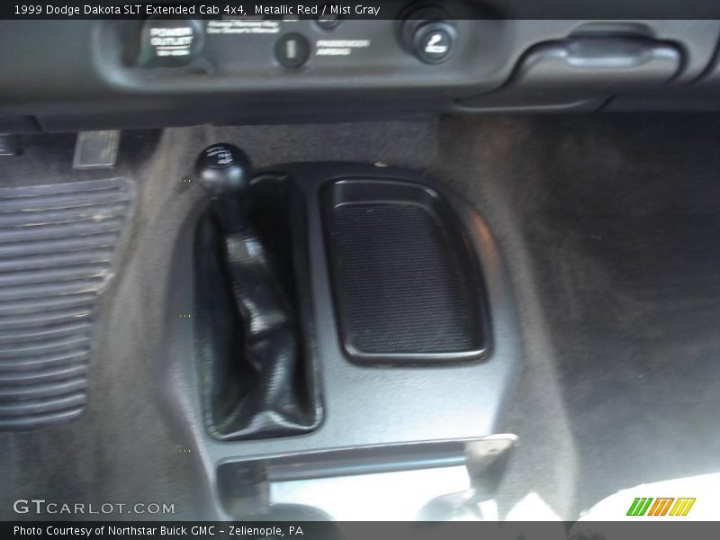Metallic Red / Mist Gray 1999 Dodge Dakota SLT Extended Cab 4x4