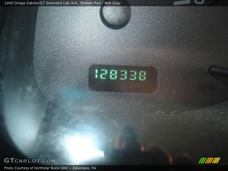 Metallic Red / Mist Gray 1999 Dodge Dakota SLT Extended Cab 4x4
