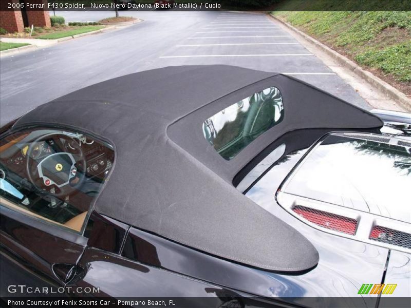 Nuovo Nero Daytona (Black Metallic) / Cuoio 2006 Ferrari F430 Spider