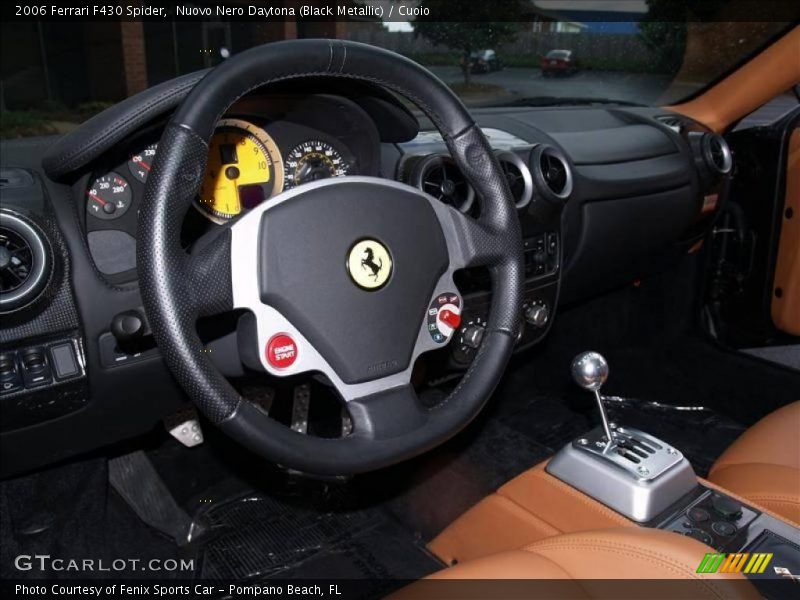 Nuovo Nero Daytona (Black Metallic) / Cuoio 2006 Ferrari F430 Spider