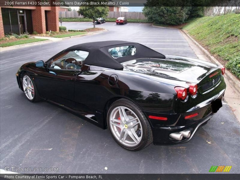 Nuovo Nero Daytona (Black Metallic) / Cuoio 2006 Ferrari F430 Spider