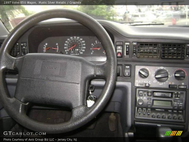 Mystic Silver Metallic / Graphite 1997 Volvo 850 Wagon