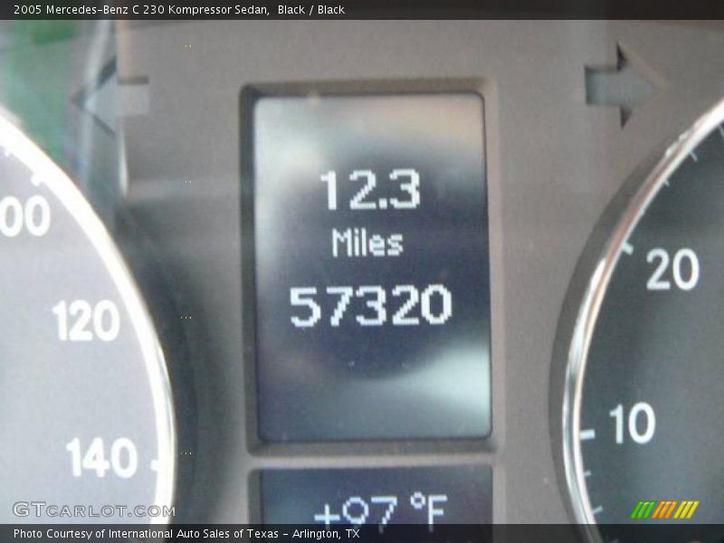 Black / Black 2005 Mercedes-Benz C 230 Kompressor Sedan