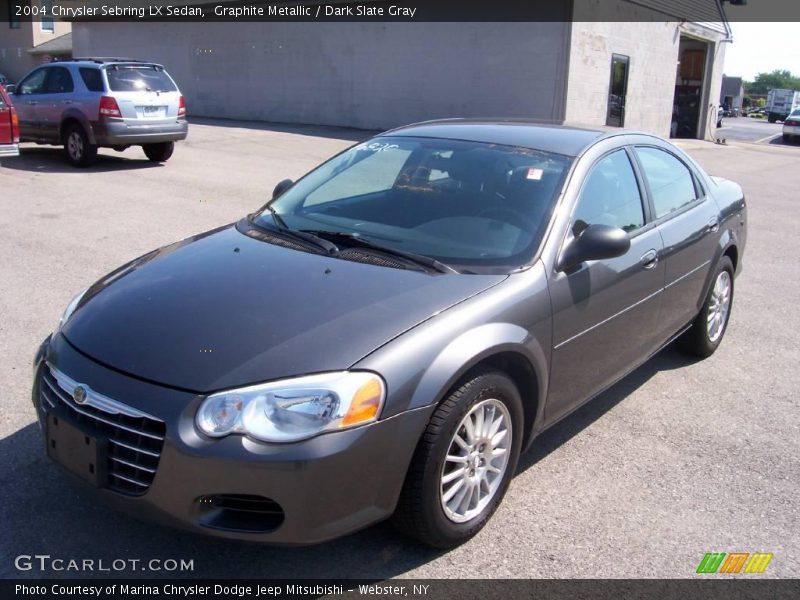 Graphite Metallic / Dark Slate Gray 2004 Chrysler Sebring LX Sedan