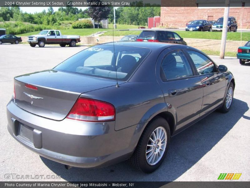 Graphite Metallic / Dark Slate Gray 2004 Chrysler Sebring LX Sedan